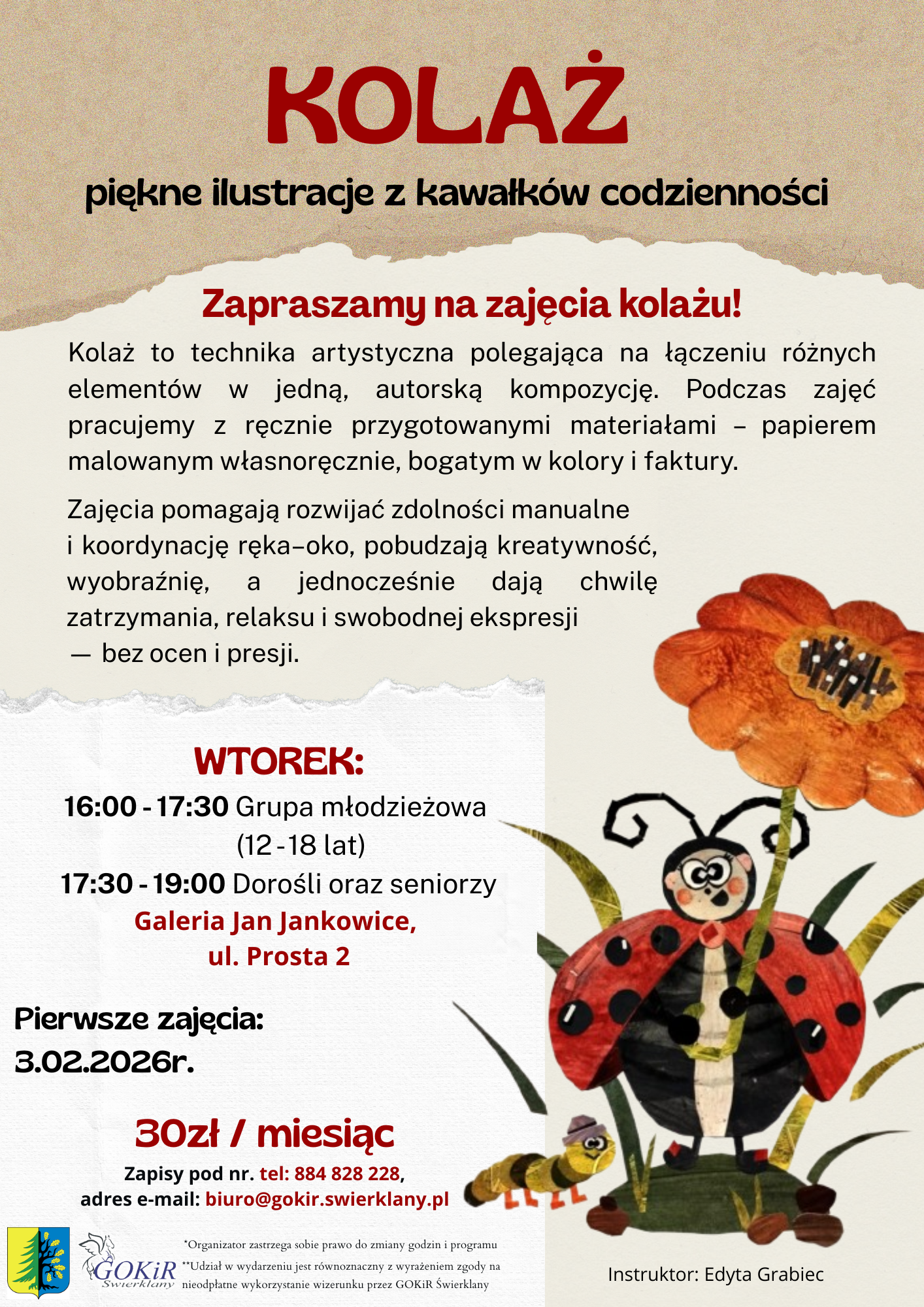 KOLAŻ &ndash; PIĘKNE ILUSTRACJE Z KAWAŁK&Oacute;W CODZIENNOŚCI