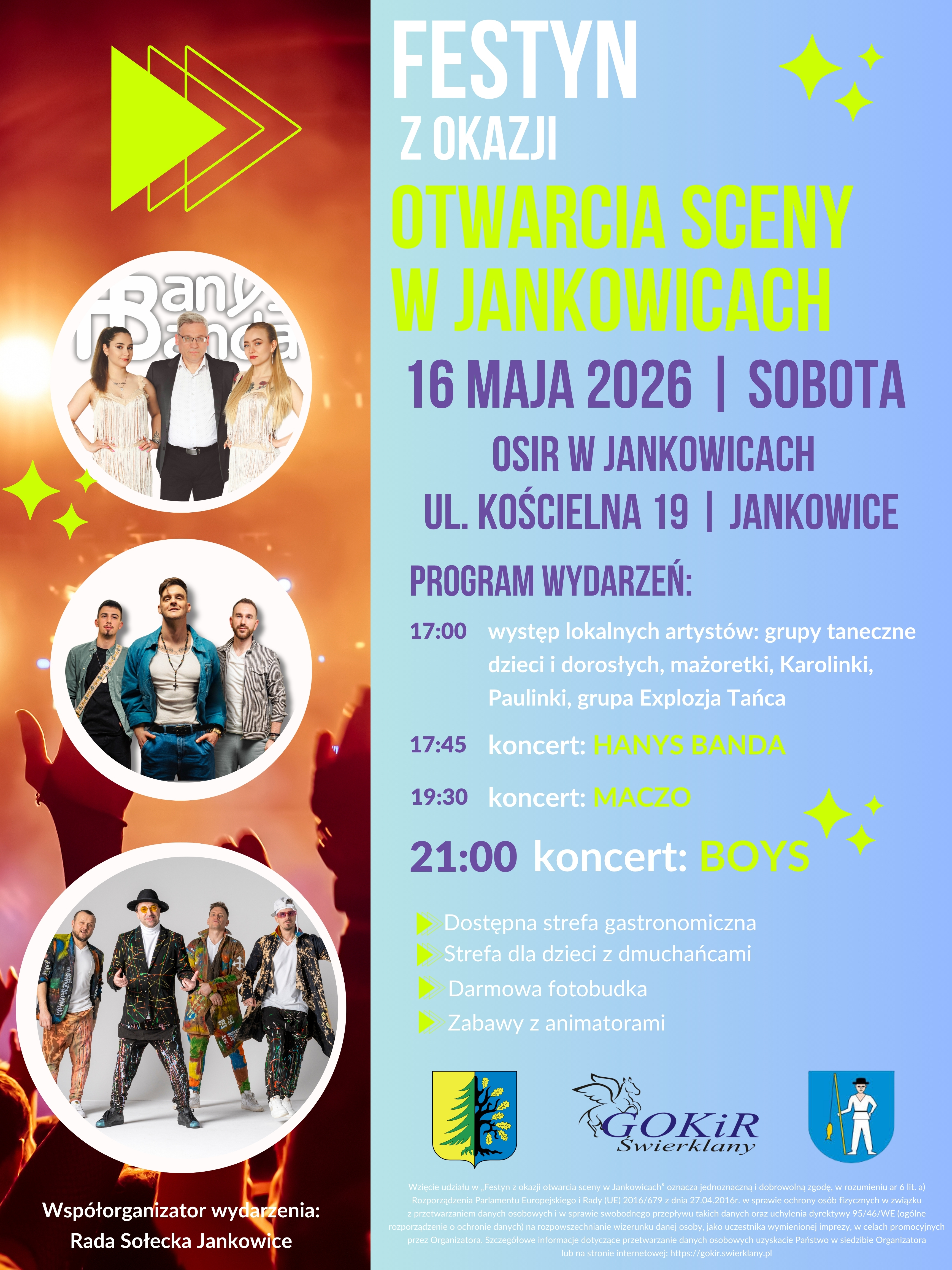PLAKAT JANKOWICE otwarcie sceny