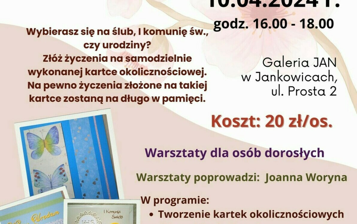 Zdjęcie do Serdecznie zapraszamy na kolejne warsztaty!