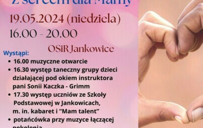 Zdjęcie do Zapraszamy serdecznie na Festyn "Z sercem dla Mamy"!