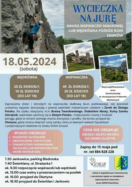 Zdjęcie do Zapraszamy na wycieczkę na Jurę!