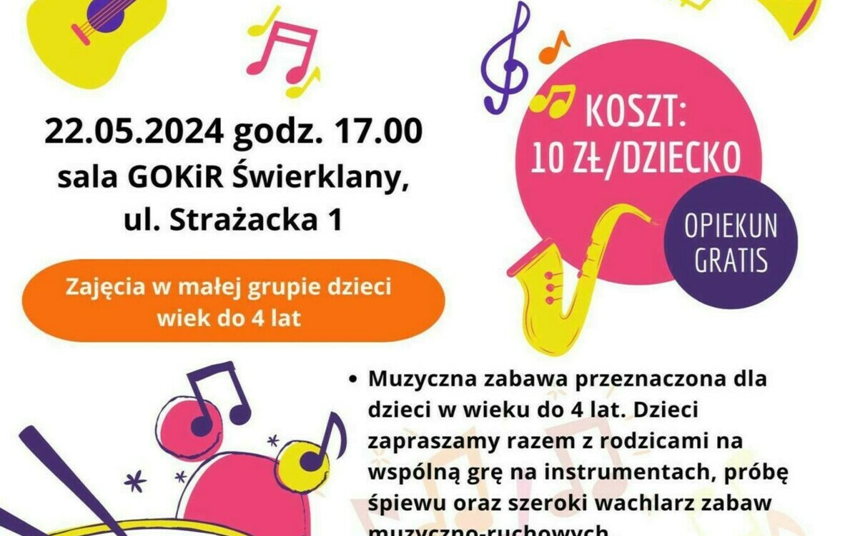 Zdjęcie do Muzyczny Świat Malucha - kolejne zajęcia