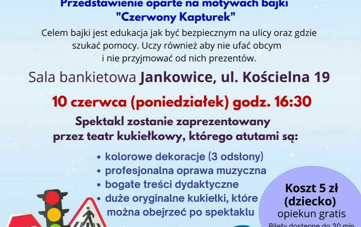 Zdjęcie do Zapraszamy najmłodszych na kolejny spektakl w wykonaniu Teatru Lalek BAJKA