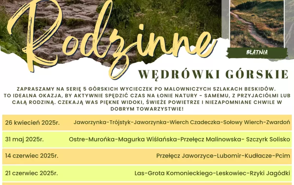 Zdjęcie do Rodzinne wędr&oacute;wki g&oacute;rskie