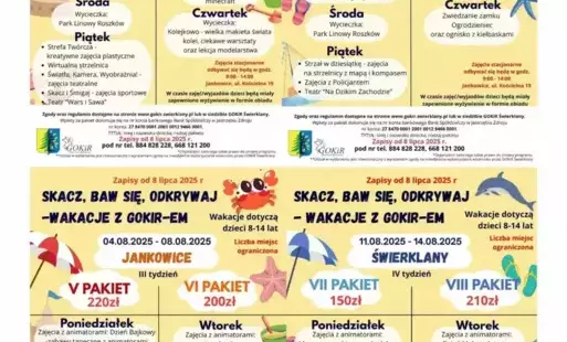 Zdjęcie do Wakacje z GOKiR'em
