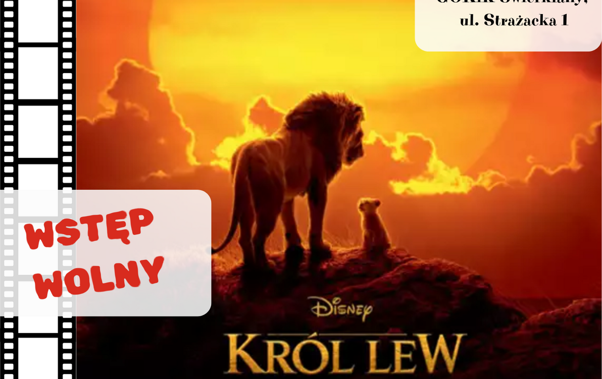 Zdjęcie do Kino rodzinne "Kr&oacute;l Lew" - 22.05.2026r