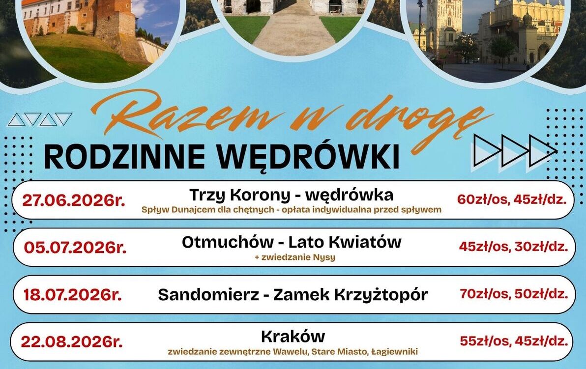 Zdjęcie do "Razem w drogę - rodzinne wędr&oacute;wki"