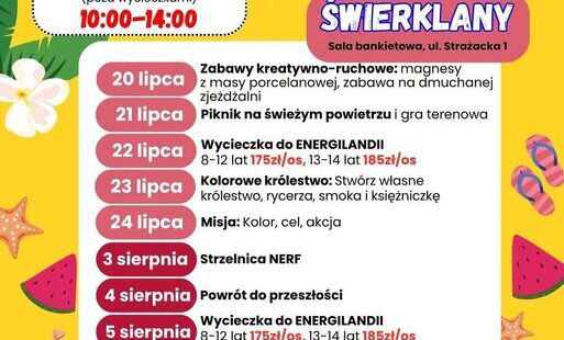 ☀️ WAKACJE Z GOKiR-em 2026 - NOWY HARMONOGRAM! ☀️