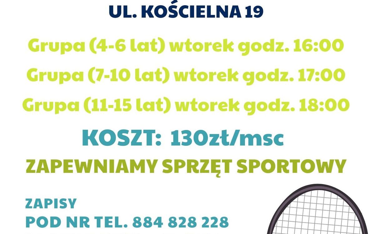 Zdjęcie do ZAJĘCIA Z TENISA