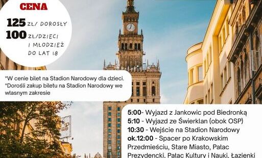 wyjazd do Warszawy - 19.09.2026r