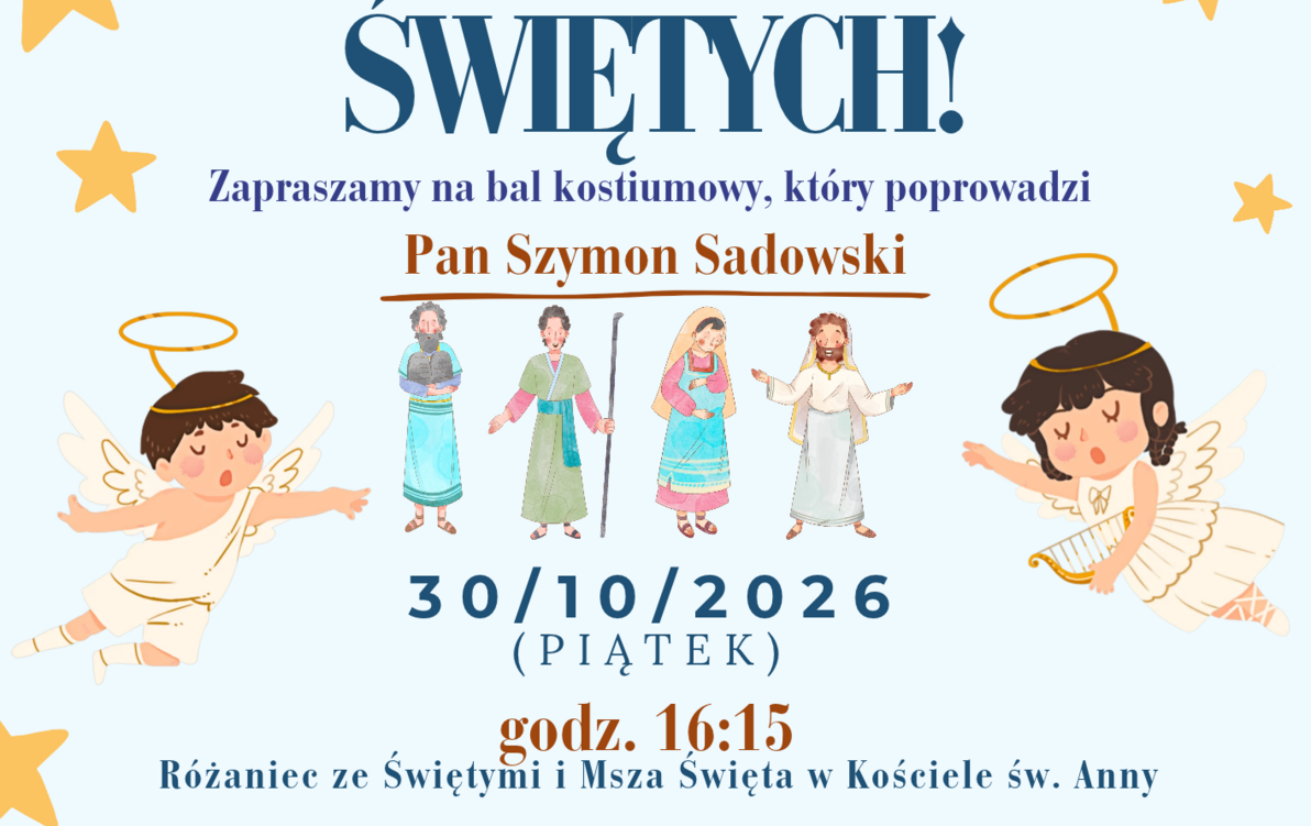 Zdjęcie do Bal Wszystkich Świętych - 30.10.2026r.