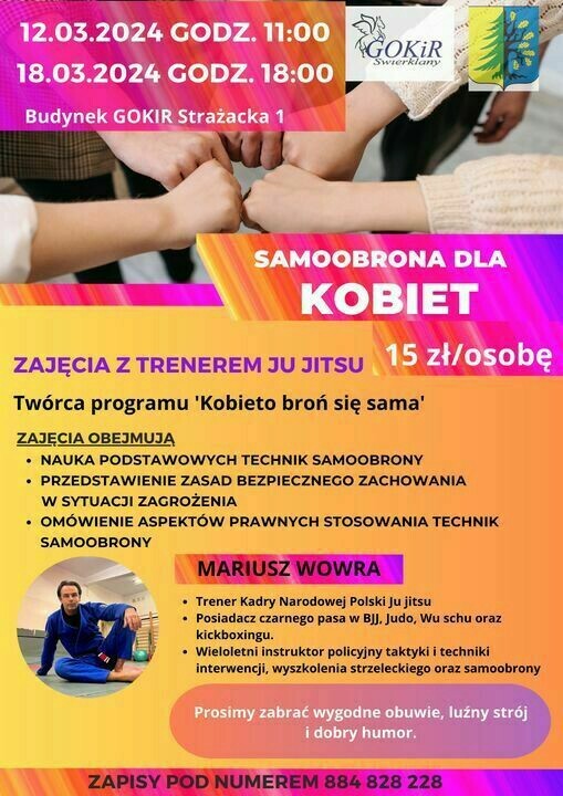 Zdjęcie do Zajęcia samoobrony