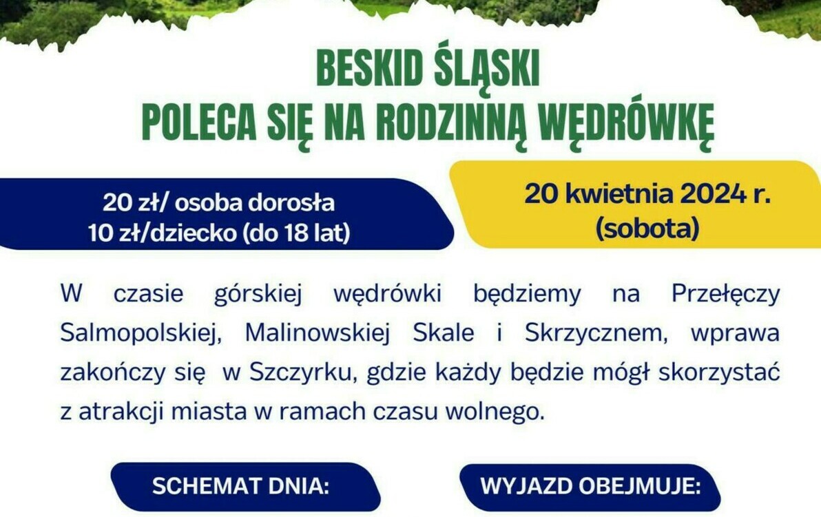 Zdjęcie do Beskid Śląski poleca się na rodzinną wędr&oacute;wkę!