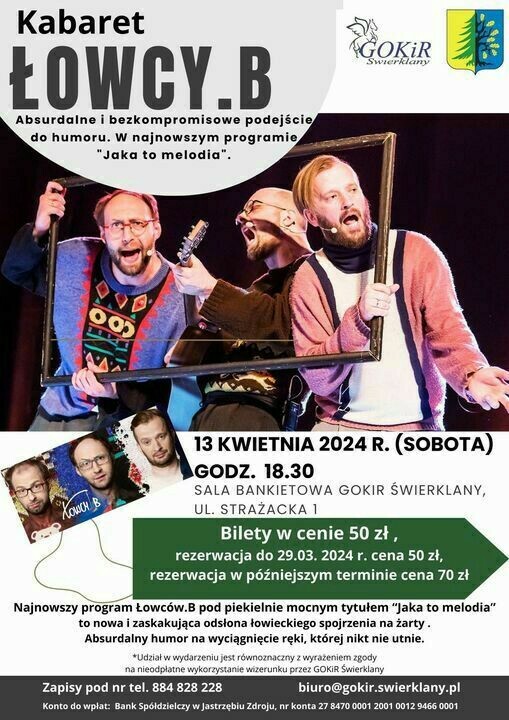 Zdjęcie do Zapraszamy na Kabaret Łowcy.B