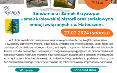 Zdjęcie do Sandomierz i Zamek Krzyżtop&oacute;r 
